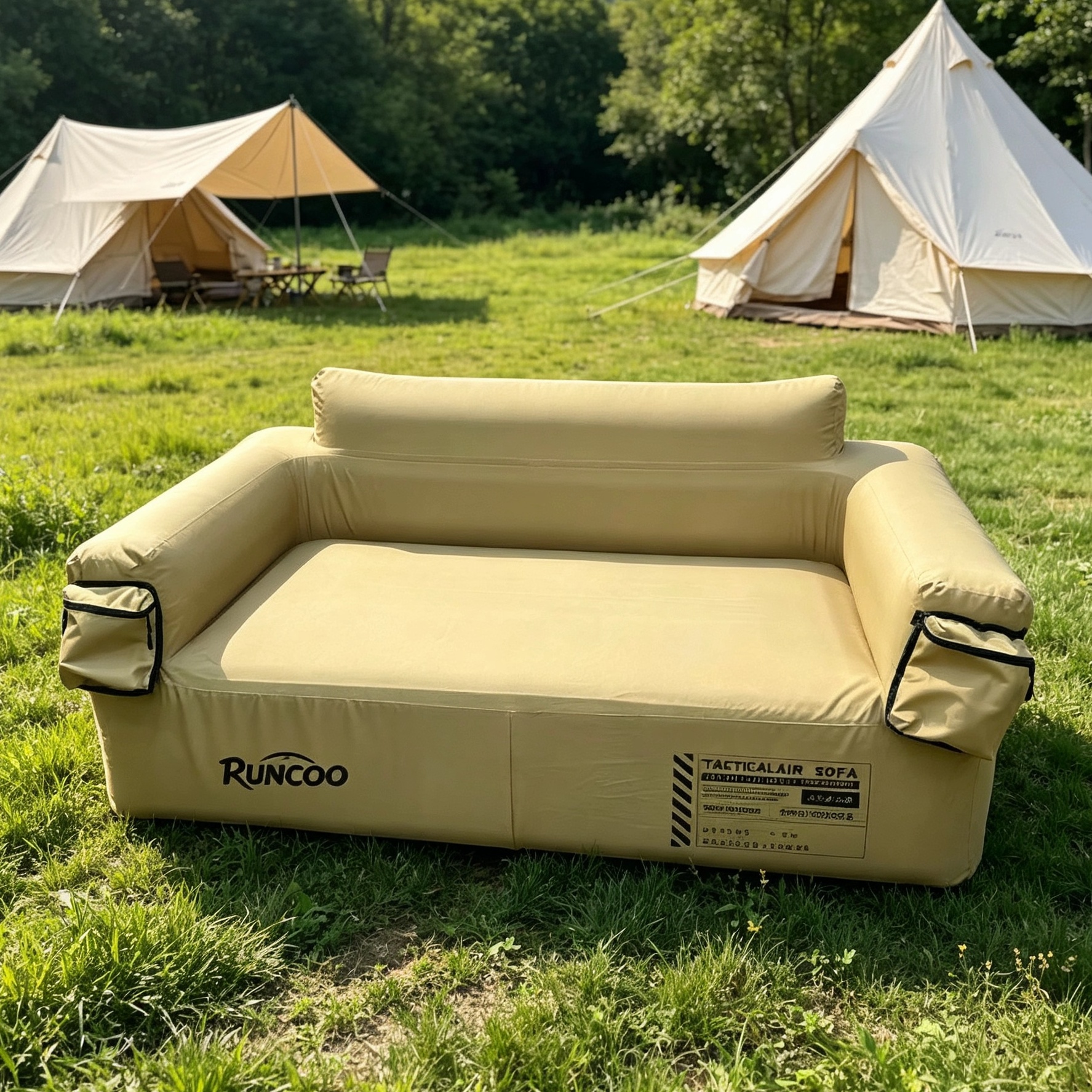 微信图片_20260903110035_55_31 Inflatable Couch Loveseat Built-in Rechargeable Pump Air Sofa - Image 1