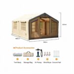 Luxury 12sqm Roof Camping Inflatable Tent For Family - Image 2